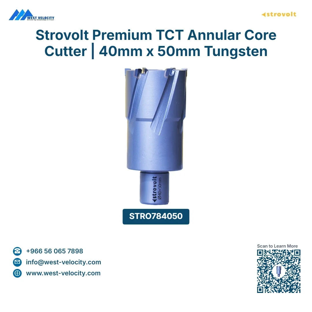 Strovolt 40mm x 50mm TCT Annular Core Cutter - strovolt - SKU: STRO-784050-TCT-4050Brand - Available in Saudi Arabia