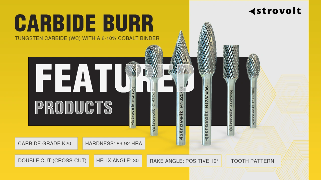 High-Performance Engineering: K20 Grade Carbide Burrs